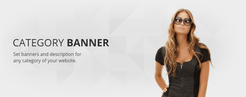 category banner