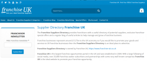 Franchise Suppliers Directory