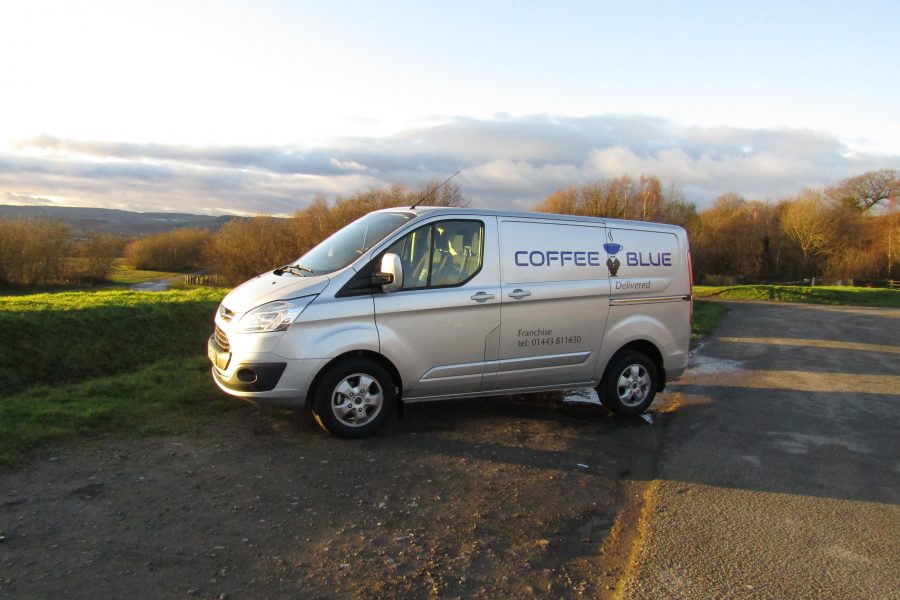 Coffee Blue Van Scenic Photo