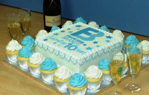 Franchise Brands Celebratory Cake