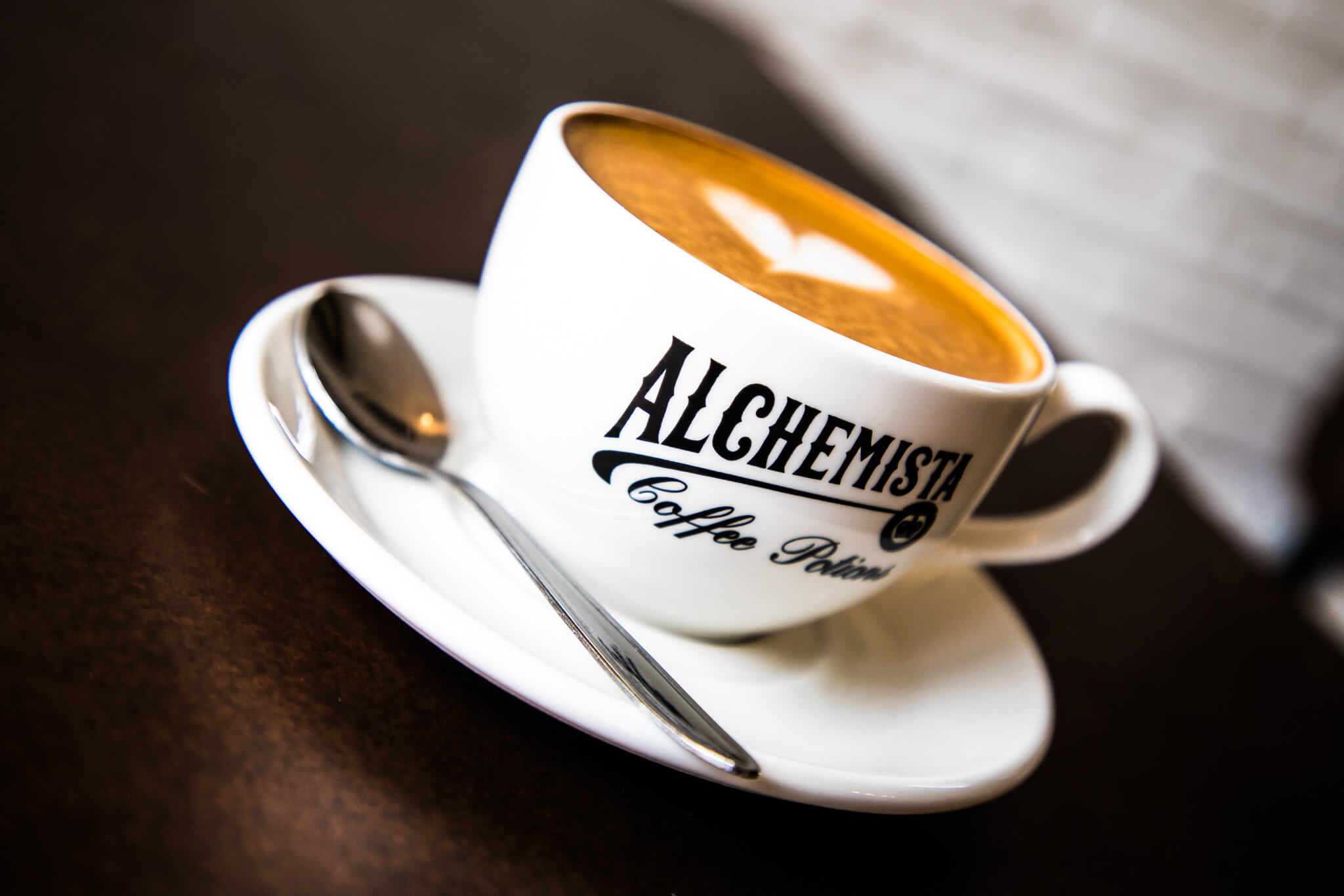 Alchemista Coffee Cup and Spoon