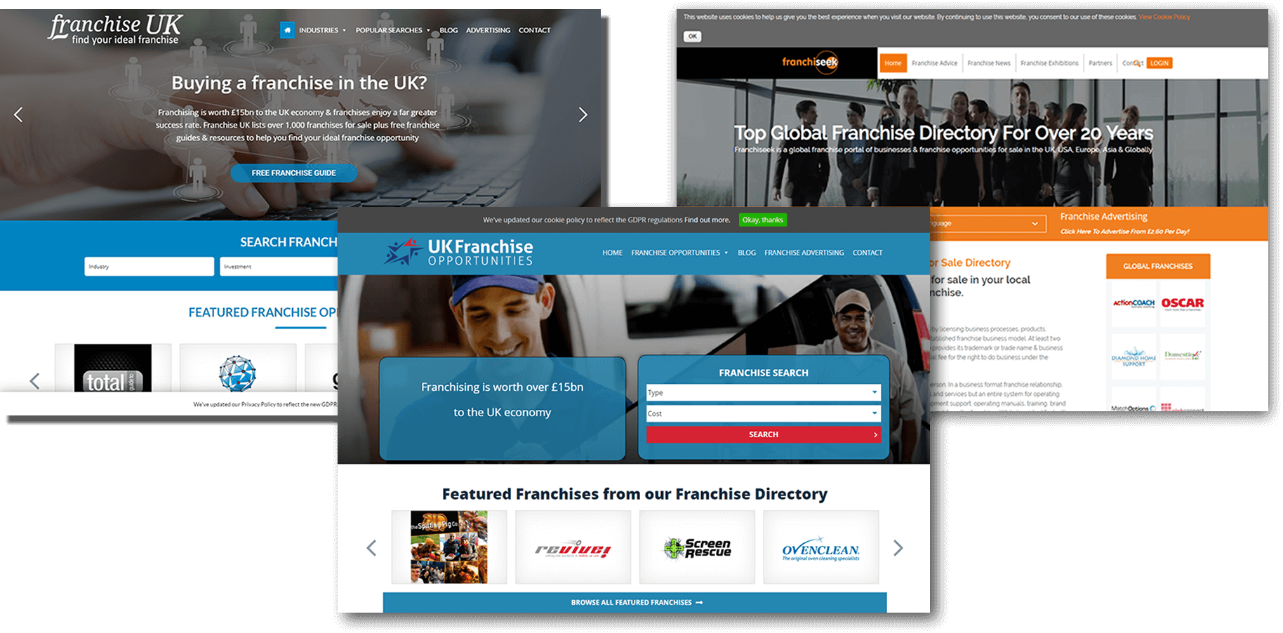 IBGN Websites Franchise UK Franchiseek UK Franchise Opportunities