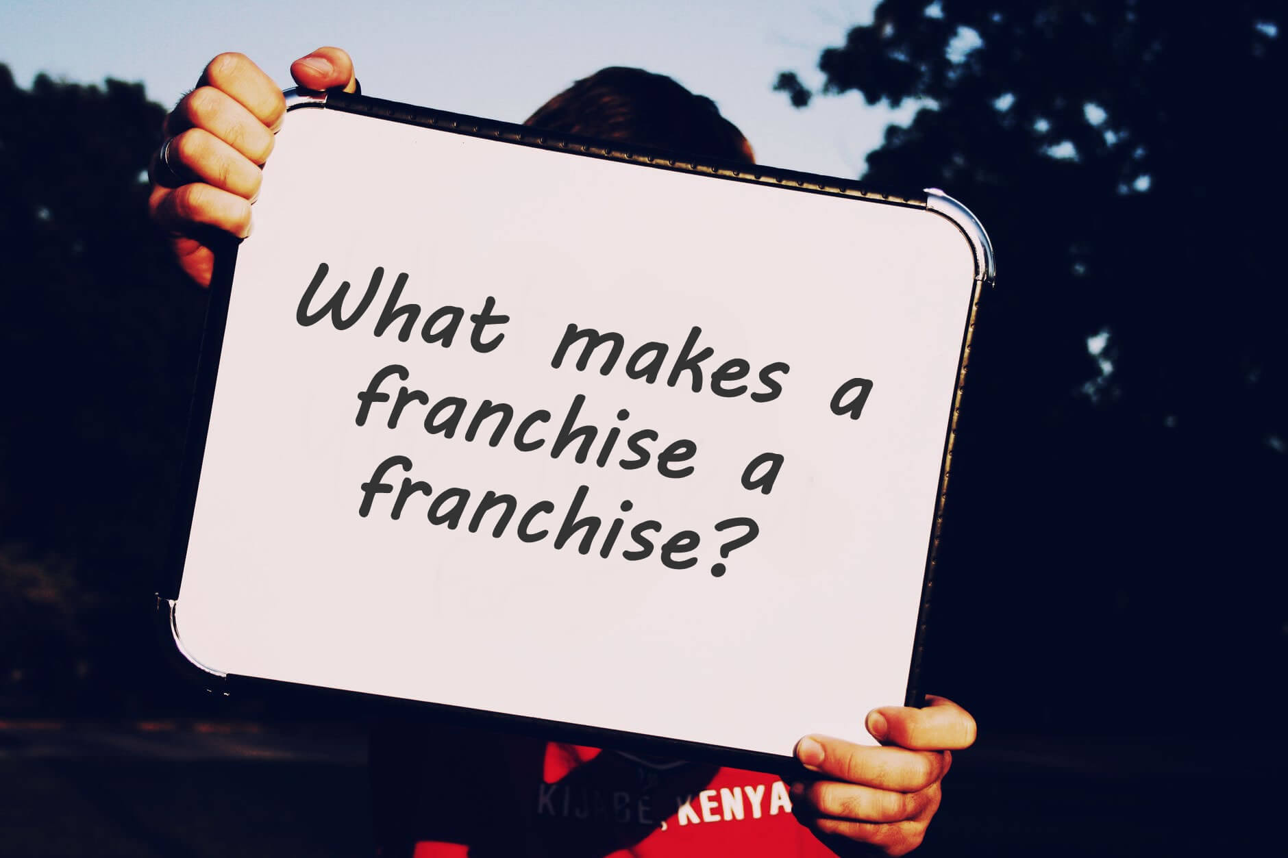 What makes a franchise, a franchise?